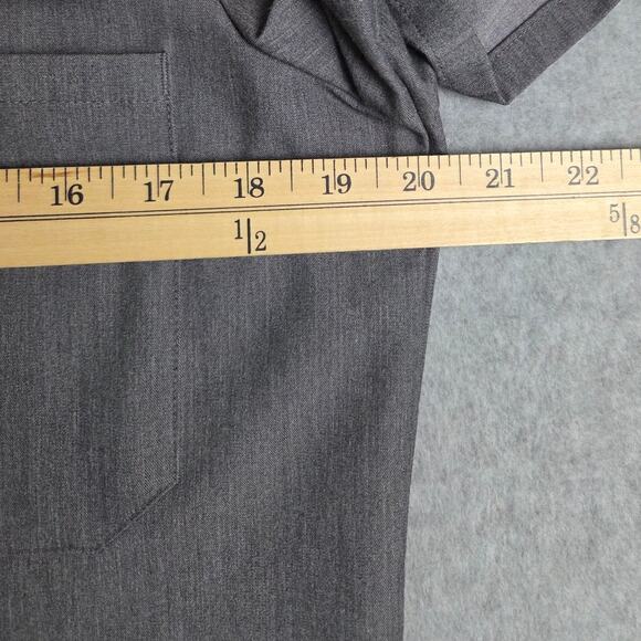 Figs Scrub Top Womens Medium Technical Collection Gray One Pocket Pink Ribbon - Picture 11 of 13